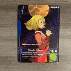 Gundam TCG Card Game SAYLA MASS GD01-087 R+ Alt Art ENGLISH NEWTYPE RISING - Image 1