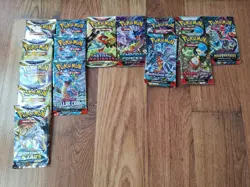 POKEMON CARD BOOSTER COLLECTION - 15 SEALED PACKS, BRILLIANT STARS ETC - Image 2