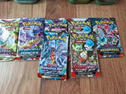 POKEMON CARD BOOSTER COLLECTION - 15 SEALED PACKS, BRILLIANT STARS ETC - Image 4