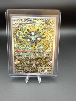 Pokemon TCG Magneton SVP 159 Surging Sparks Promo Card NM Condition - Image 1