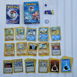 Vintage Pokemon Card Game Blackout Theme Deck Box 1999 Complete Pre-owned 742818060189 - Image 1