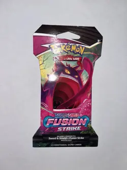 Pokemon TCG: Sword & Shield-Fusion Strike Sleeved Booster Pack - 10 Cards 820650809170 - Image 1