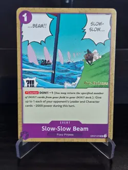 One Piece Card Game - Slow-Slow Beam (Pre-Release) OP07-075 UC - NM - Image 1