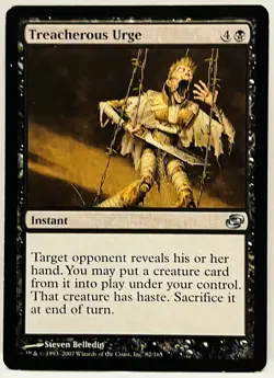 Treacherous Urge - #82-MTG-Planar Chaos (PLC)-Regular-MP - Image 1