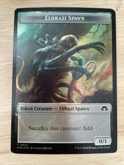 MTG Eldrazi Spawn (0002) Gremlin (0023) FOIL Token MH3 Modern Horizons 3 NM/M - Image 2