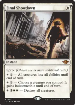 MTG Final Showdown Normal NM Outlaws of Thunder Junction Magic 11 - Image 1