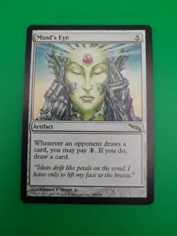 Mind's Eye Mirrodin Artifact Never Played Magic The Gathering - Image 1