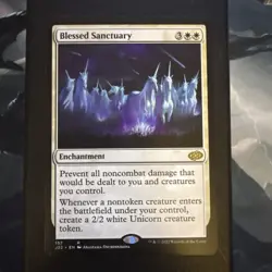MTG Blessed Sanctuary - Jumpstart 2022 (J22) Rare - Enchantment - NM - Image 1
