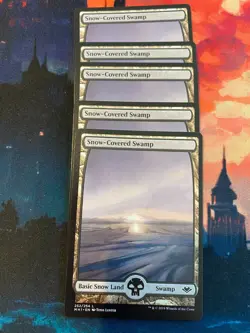 MTG Modern Horizons 1 Snow Covered Swamps x 10 - Image 1