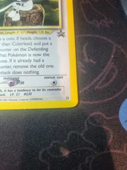 (Sw) Smeargle 32 Pokemon TCG WOTC Black Star Promo LP - Image 3