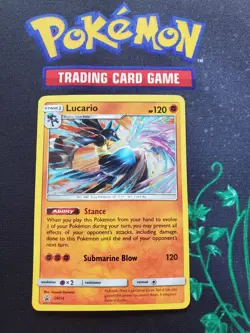 Lucario - SM54 - Black Star Holo Rare Promo S&M TCG - Pokemon Card - NM - Image 1