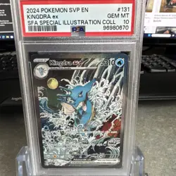 2024 POKEMON SVP PROMO SPECIAL ILLUSTRATION COLLECTION #131 KINGDRA EX PSA 10 - Image 1