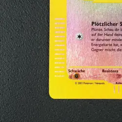 Mauzi - Meowth Pokemon Karte TCG 78/144 Reverse Holo Skyridge /W93 - Image 5