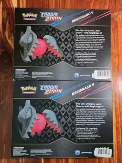 Lot of 2 - Pokemon TCG Crown Zenith Collection Box Regidrago V Sealed - Image 2