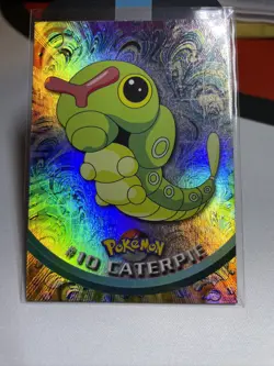 1999 Topps RAINBOW FOIL Caterpie Pokemon TV #10 Rare - Plus Bonus Add on 🔥🔥🔥 - Image 2