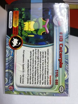 1999 Topps RAINBOW FOIL Caterpie Pokemon TV #10 Rare - Plus Bonus Add on 🔥🔥🔥 - Image 3