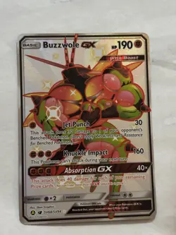 Pokemon TCG Hidden Fates: Shiny Vault sv68/sv94 Buzzwole GX (Full Art) A - Image 1