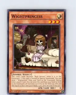 Yu-Gi-Oh TCG Wightprincess RATE-EN033 1st Edition Regular Common Card NM - Image 1