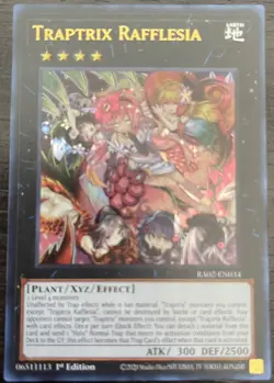 Traptrix Rafflesia 1st Edition Ultra Rare RA02-EN034 Yu-Gi-Oh! - Image 1