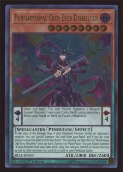 Yu-Gi-Oh! Performapal Odd-Eyes Dissolver #BLLR-EN003 1st Edition Ultra Rare - Image 1