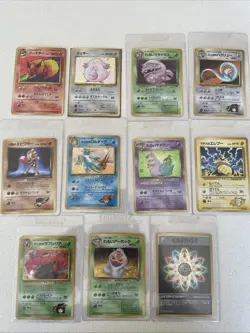 Pokemon TCG Pocket Monsters Japanese 11 Card Holo Lot - Image 1