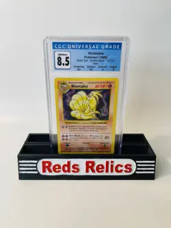 CGC 8.5 MINT Ninetales 1999 Base Set 12/102 Holo Shadowless Pokemon Card - Image 1