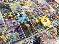 Pokemon Card Lot 100 OFFICIAL TCG Cards + Ultra Rare (VMAX GX EX VSTAR OR V) - Image 1