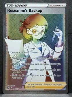 Roseanne's Backup Rainbow Secret Rare Holo Card 180/172 Brilliant Stars NM - Image 1