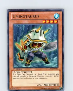 Yu-Gi-Oh TCG Uminotaurus ABYR-EN095 1st Edition Regular Rare Card NM - Image 1