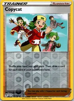 Pokemon TCG Copycat SWSH Evolving Skies 143/203 Reverse Holo Uncommon Card NM - Image 1