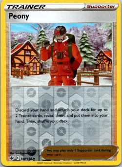 Pokemon TCG Peony SWSH Chilling Reign 150/198 Reverse Holo Uncommon Card NM - Image 1