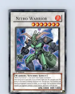 Yu-Gi-Oh TCG Nitro Warrior DP08-EN013 1st Edition Regular Rare Card NM - Image 1