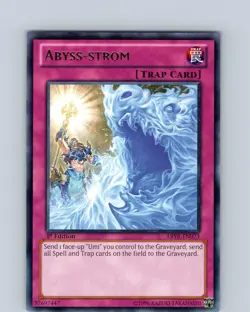 Yu-Gi-Oh TCG Abyss-Strom ABYR-EN073 1st Edition Regular Rare Card NM - Image 1