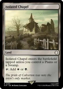 1x Isolated Chapel - Universes Beyond: Fallout - NM - MTG - Image 1