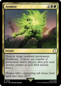 1x Atomize - Universes Beyond: Fallout - NM - MTG - Image 1