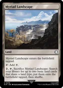 1x Myriad Landscape - Universes Beyond: Fallout - NM - MTG - Image 1