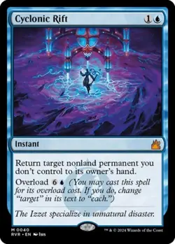 MTG English Cyclonic Rift NM Foil Ravnica Remastered - Image 1