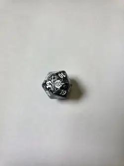 Magic the Gathering MTG Countdown Spindown Black D20 dice Mirrodin Besieged Die - Image 1