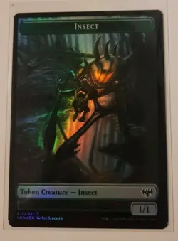 BOAR/INSECT Token FOIL Innistrad Crimson Vow MTG Magic the Gathering - Image 2