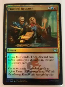 PRACTICAL RESEARCH Magic the Gathering Strixhaven MTG FOIL - Image 1