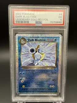 PSA 5 Dark Blastoise Reverse Holo - 4/110 - Legendary Collection - Pokemon - Image 1