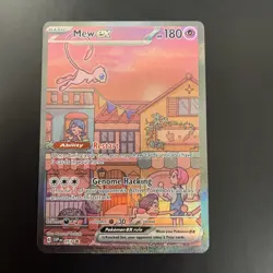 Mew ex SVP 053 Scarlet & Violet 151 Black Star UPC Promo Pokemon TCG NM - Image 1