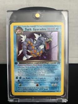 Pokemon TCG Team Rocket Set 1st Edition Dark Gyarados 8/82 Holo - Image 1