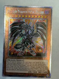 YUGIOH- Red-Eyes Darkness Metal Dragon - RA03-EN212 - Platinum Secret Rare - Image 1