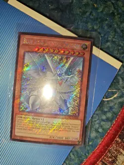 Yugioh! Blue-Eyes Shining Dragon LCKC-EN008 Secret Rare 1st Edition NM/M - Image 1