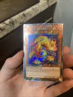 YuGiOh! Jurrac Guaiba RA03-EN242 - Platinum Secret Rare 1st Edition LP - Image 1