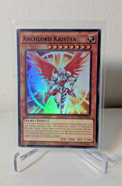 Archlord Kristya DESO-EN050 YuGiOh! TCG Super Rare 1st Edition - NM - Image 1