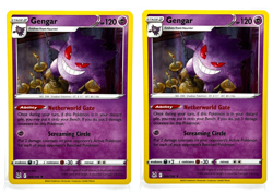 Gengar 066/196 Reverse Holo Pokemon Card 2022 Lost Origin x2 2x LP - Image 1