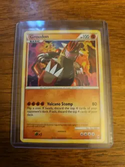 Pokemon Groudon 6/95 Holo Rare Card Call of Legends Series - Image 1