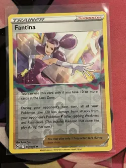 Fantina - 157/196 - Reverse Holo - Lost Origin - NM/M - Pokemon Card - Image 1